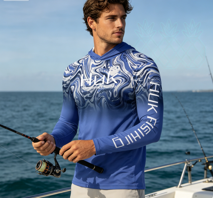 Fishing Shirt Uv Protection - HUK Long Sleeve Fishing Shirts Men