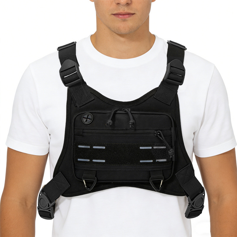 Fishing Vest - Tactical Front Chest Rig Bag Vest