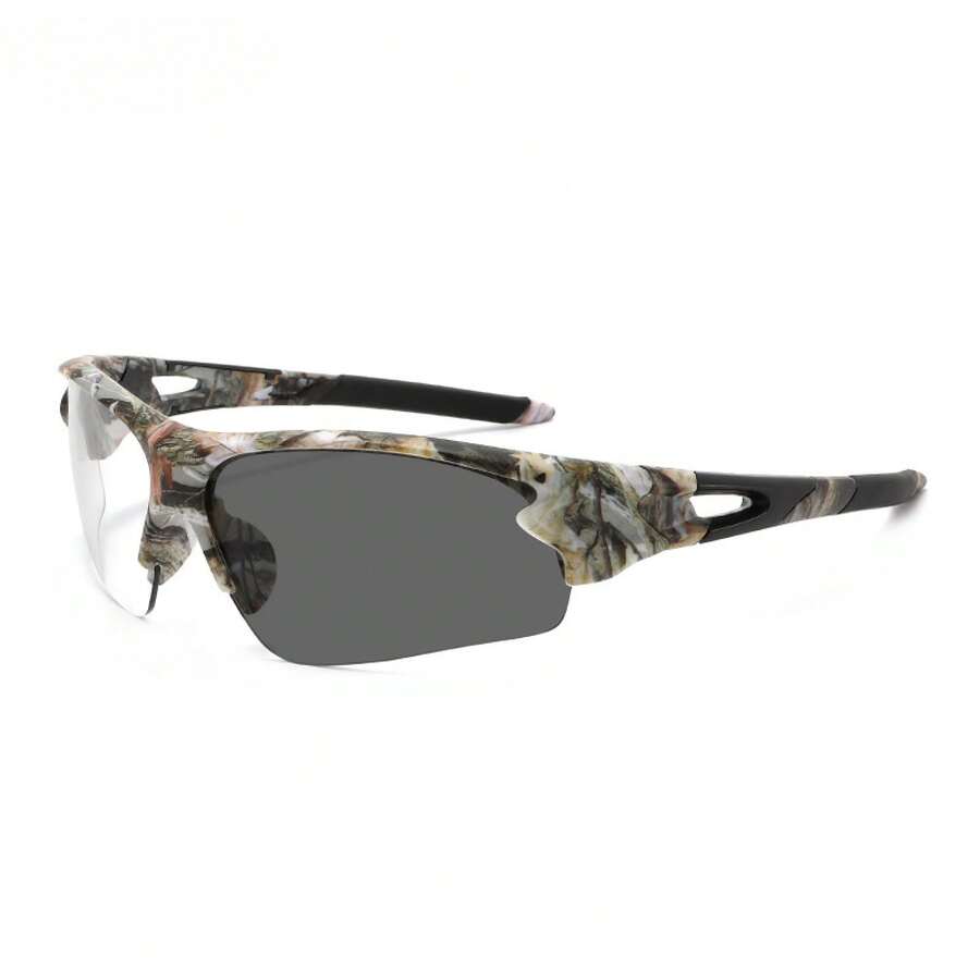 Semi-Rimless Camouflage Sport  - Fishing Sunglasses Polarized avis et prix