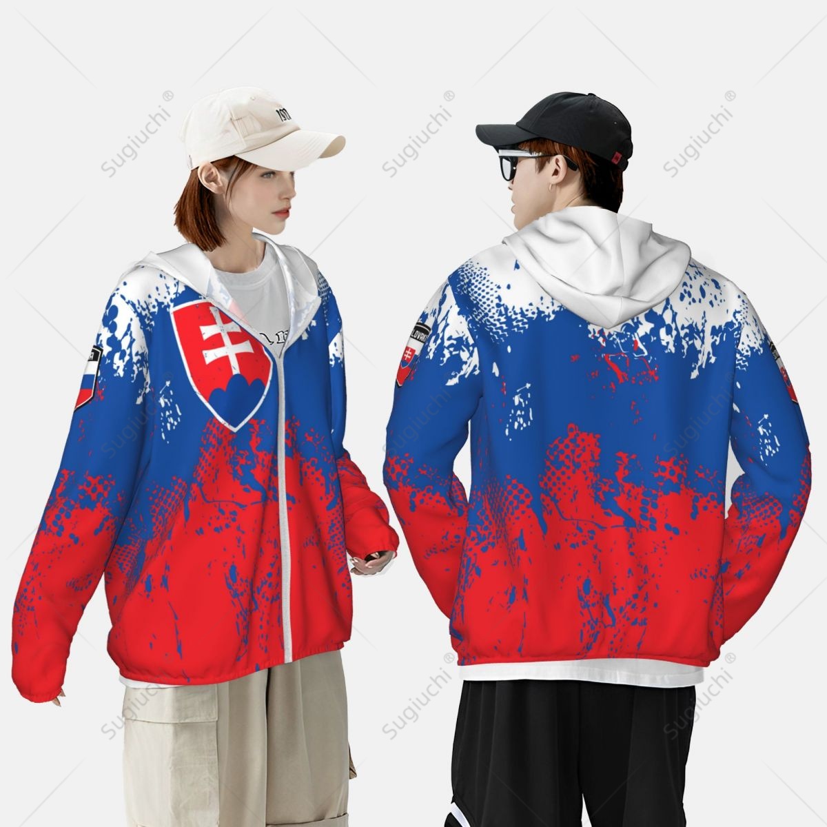 Slovakia Flag Sun Protection H - Fishing Hoodie avis et prix