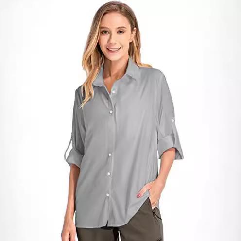 Women's Long Sleeve Sun Protec - Fishing Shirt Uv Protection avis et prix