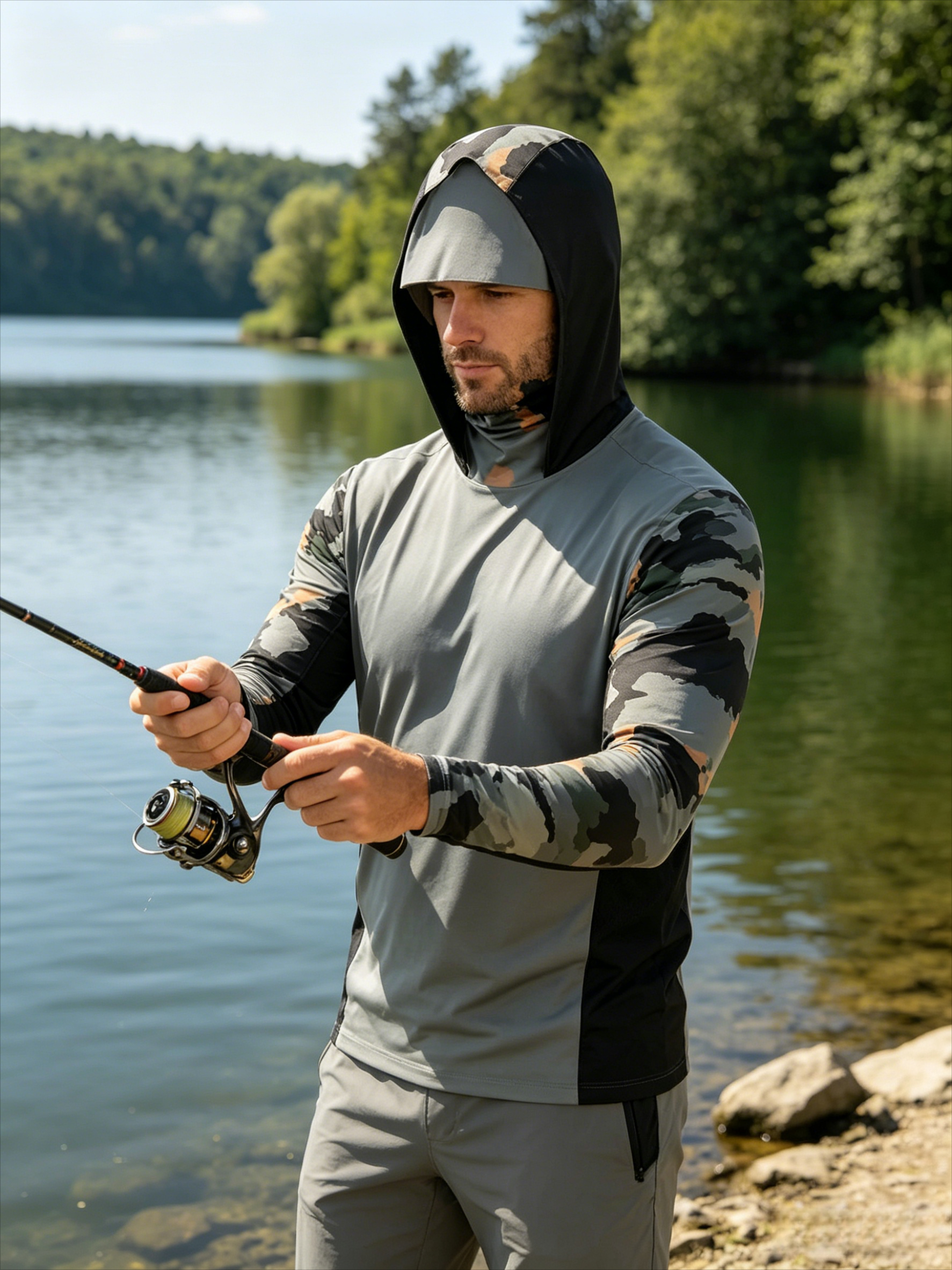 2026Fishing Shirts Long Sleeve - Fishing Mask Sun Protection avis et prix