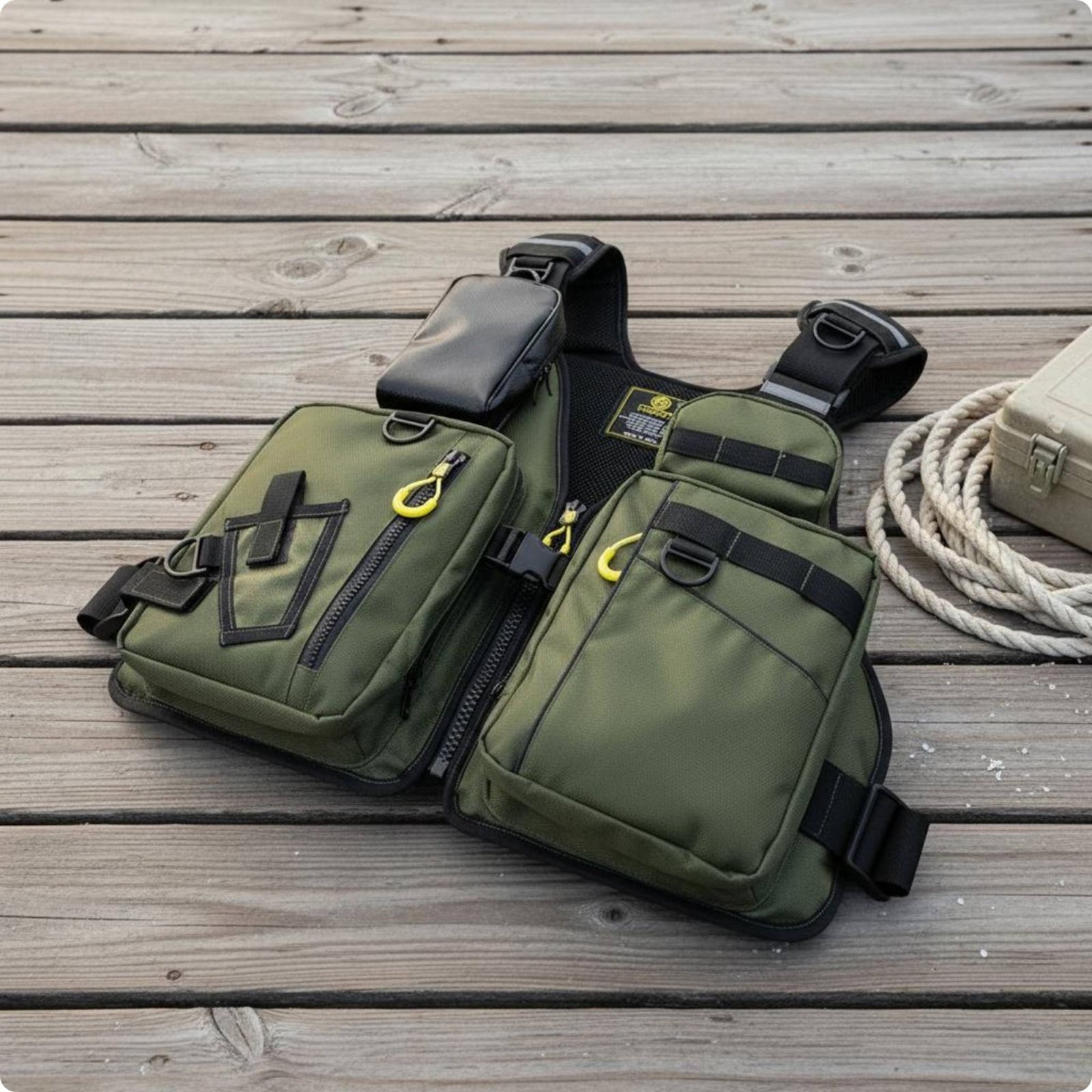 Fishing Life Vest Multiple Poc - Fishing Vest avis et prix