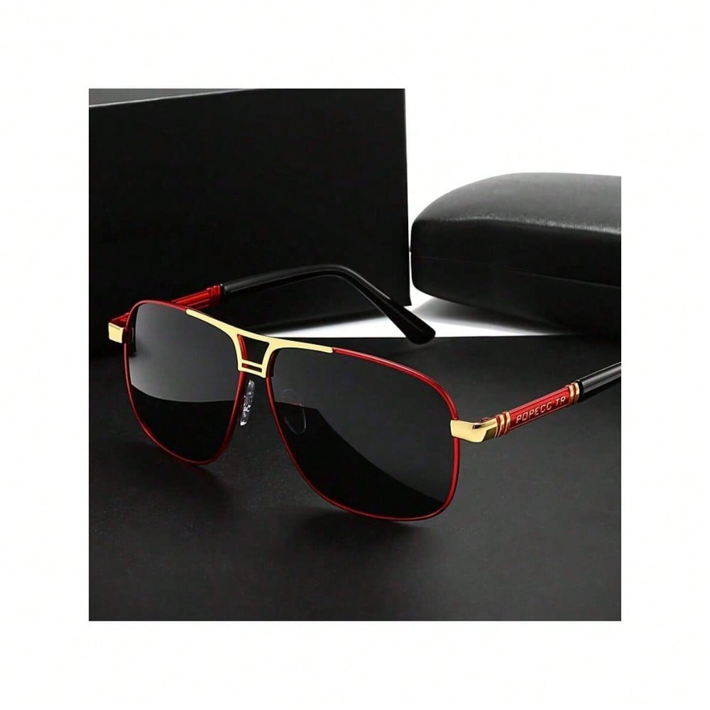 Large Metal Polarized Men And  - Fishing Sunglasses Polarized avis et prix