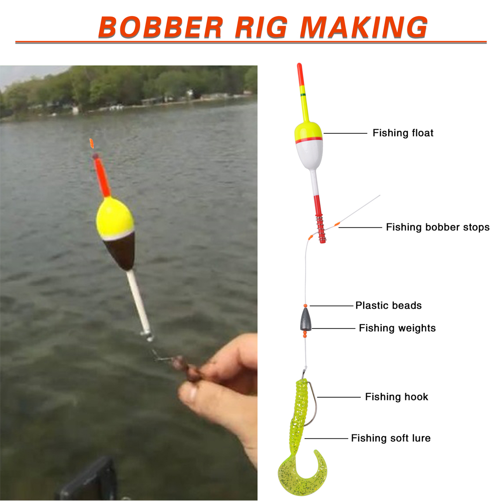 100Pcs Fishing Bobber Float St - Fishing Belt avis et prix