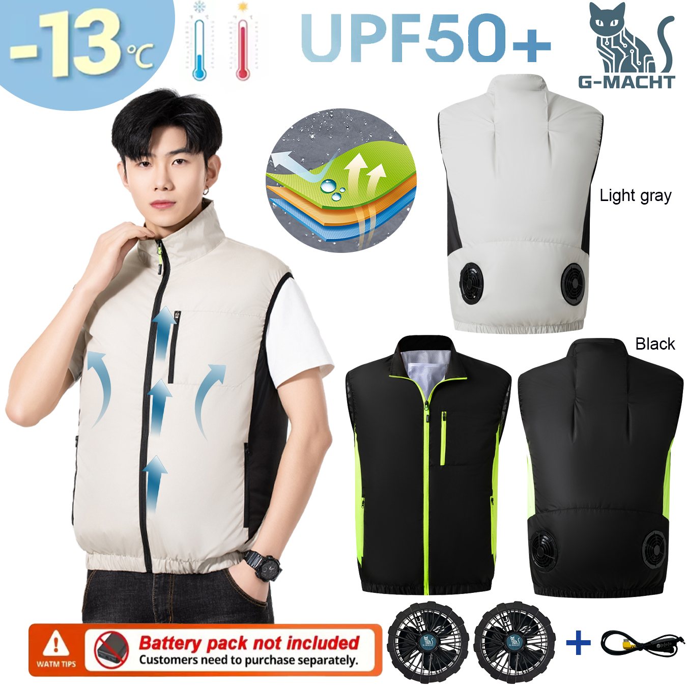 Summer Breathable Wearable Coo - Fishing Vest avis et prix