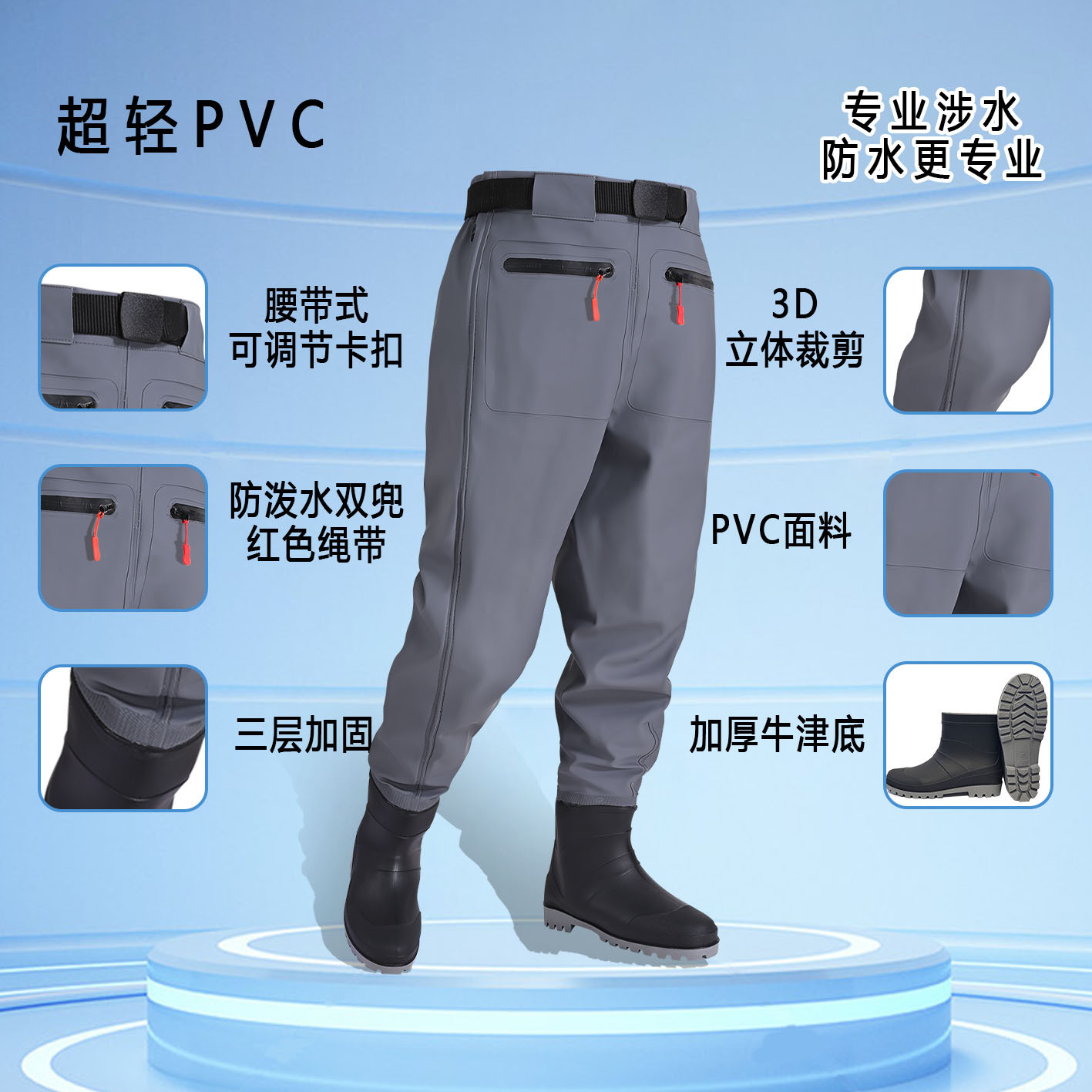Men's Waterproof Fishing Wadin - Fishing Waders avis et prix