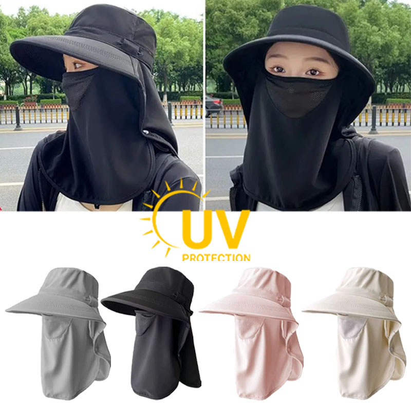 Full Coverage Sun Hat with Fac - Fishing Mask Sun Protection avis et prix