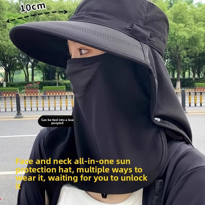 Full Coverage Sun Hat with Fac - Fishing Mask Sun Protection avis et prix