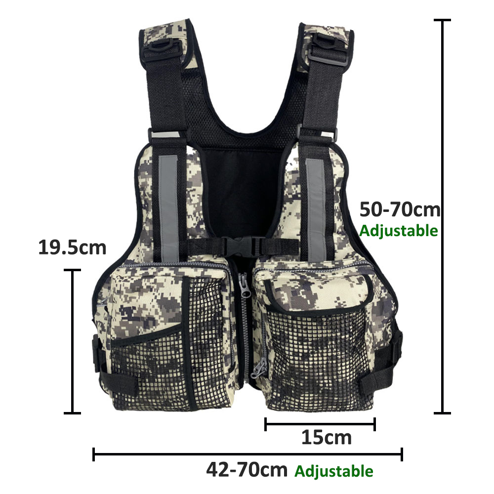 Outdoor Fishing Vest with Mult - Fishing Vest avis et prix
