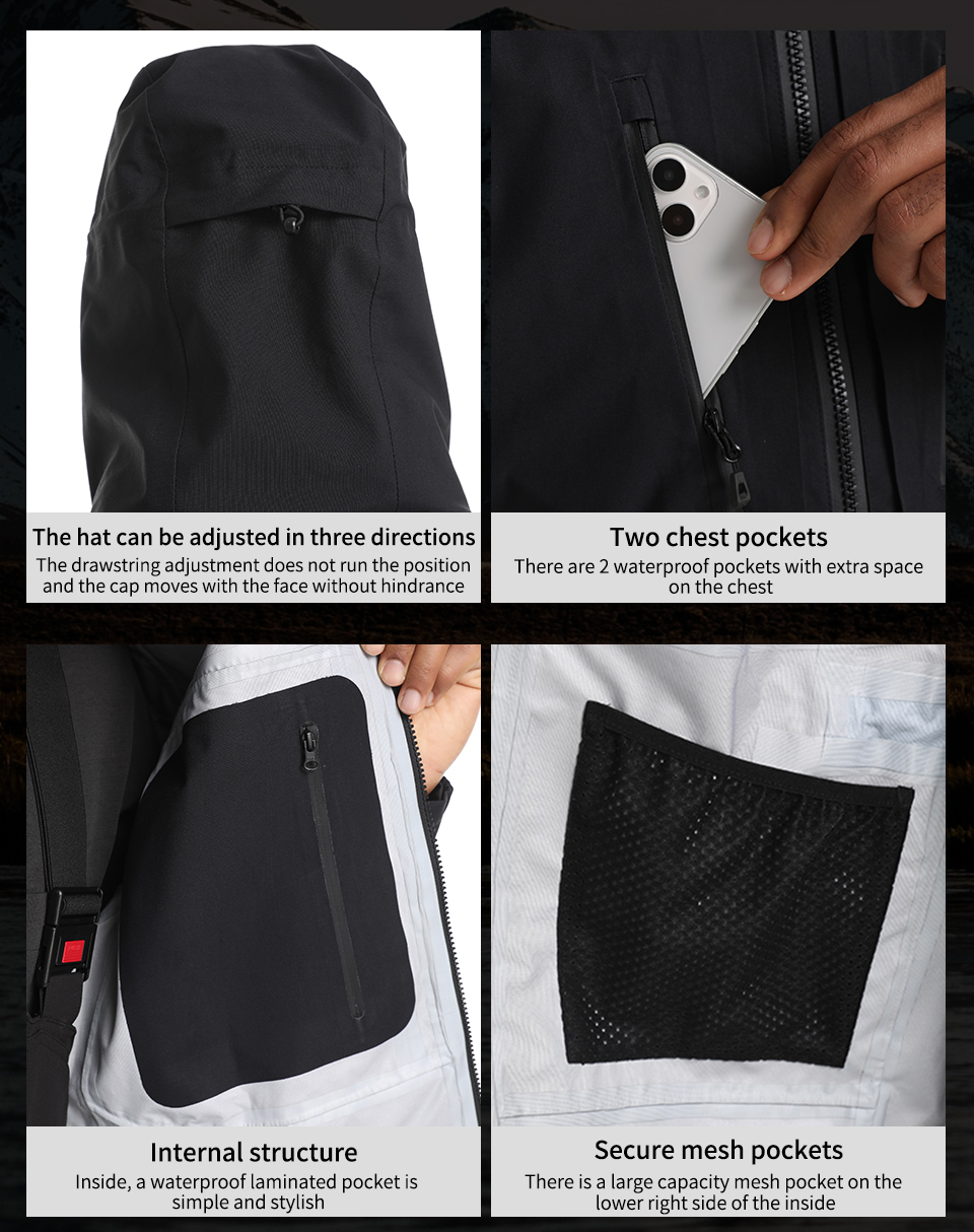 Men's Waterproof Sports Jacket - Fishing Jacket Waterproof avis et prix