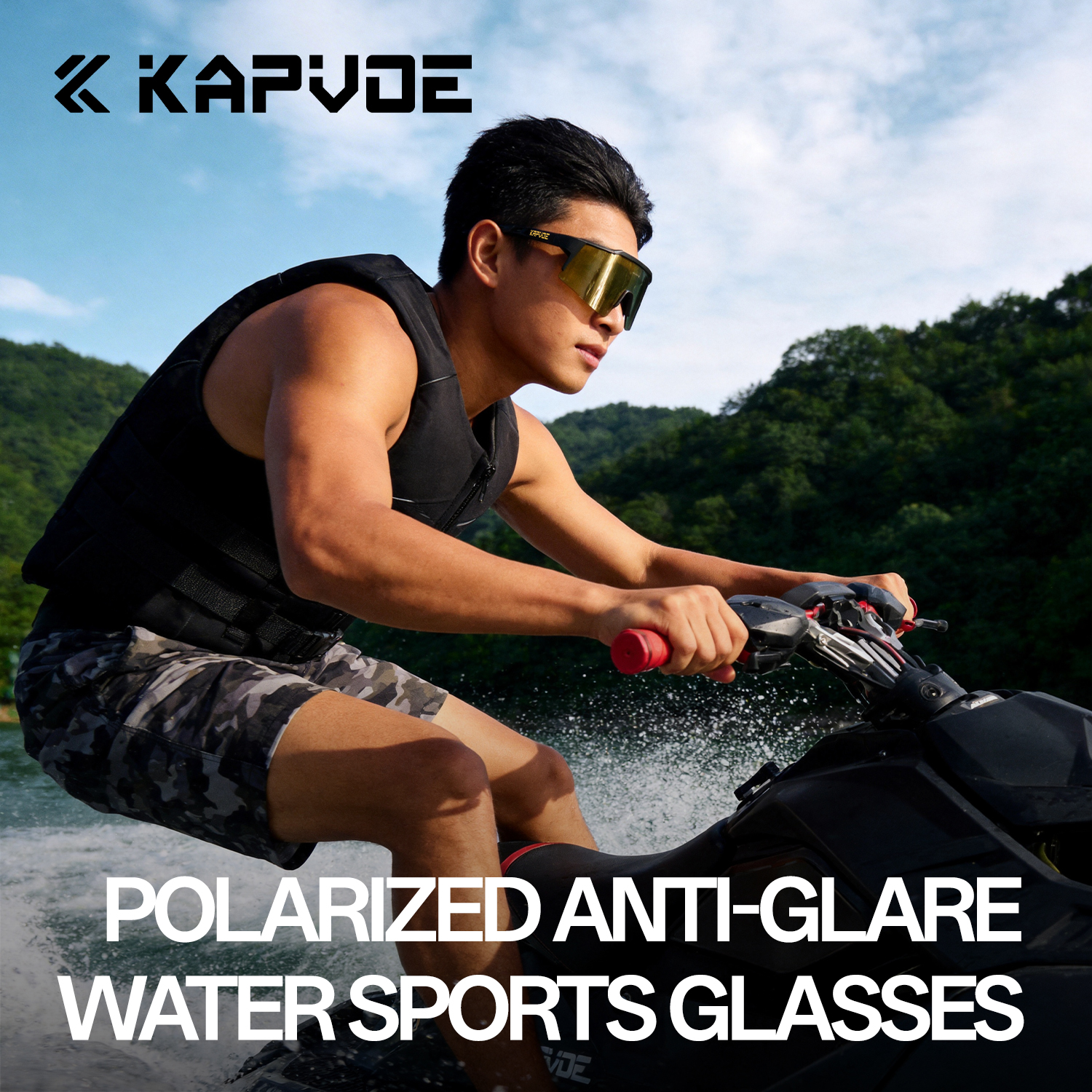 KAPVOE UV400 Anti-glare Surfin - Fishing Sunglasses Polarized avis et prix