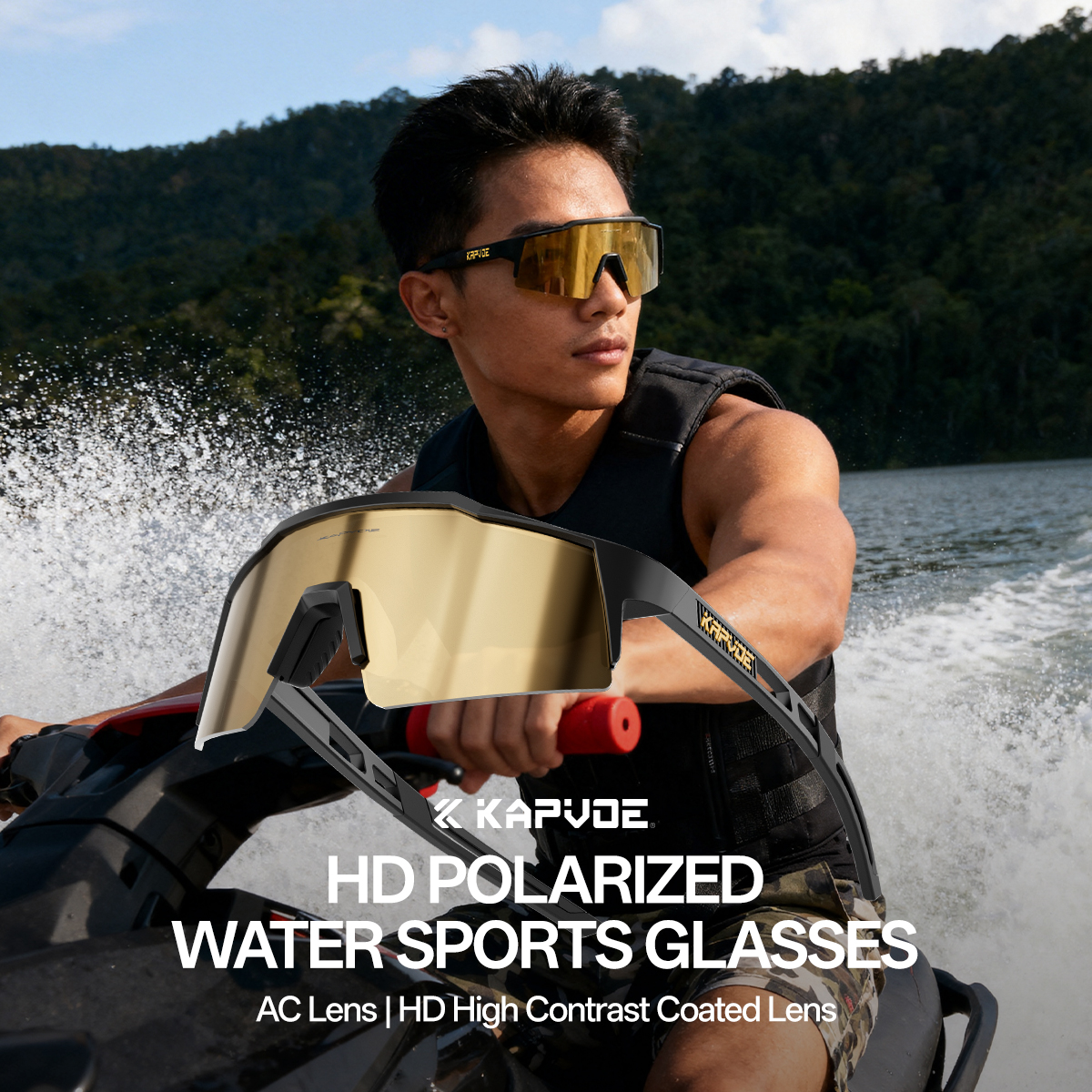 KAPVOE UV400 Anti-glare Surfin - Fishing Sunglasses Polarized avis et prix