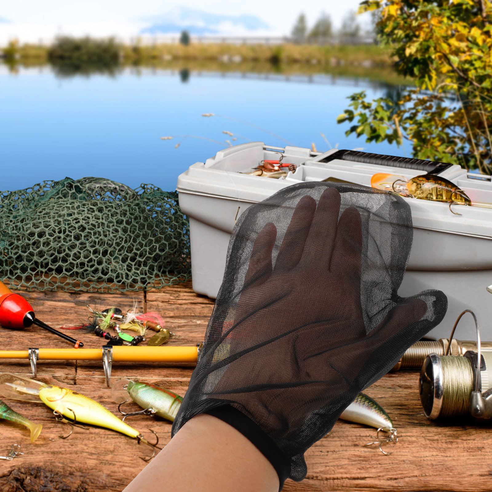 1Set Mosquito Proof Clothing G - Fishing Gloves avis et prix