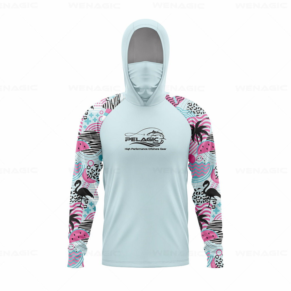 pelagic gear Men Hood Fishing  - Fishing Shirt Uv Protection avis et prix