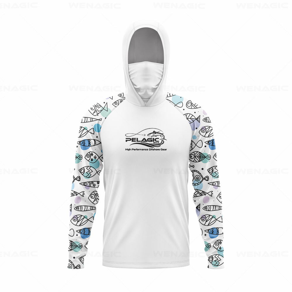 pelagic gear Men Hood Fishing  - Fishing Shirt Uv Protection avis et prix