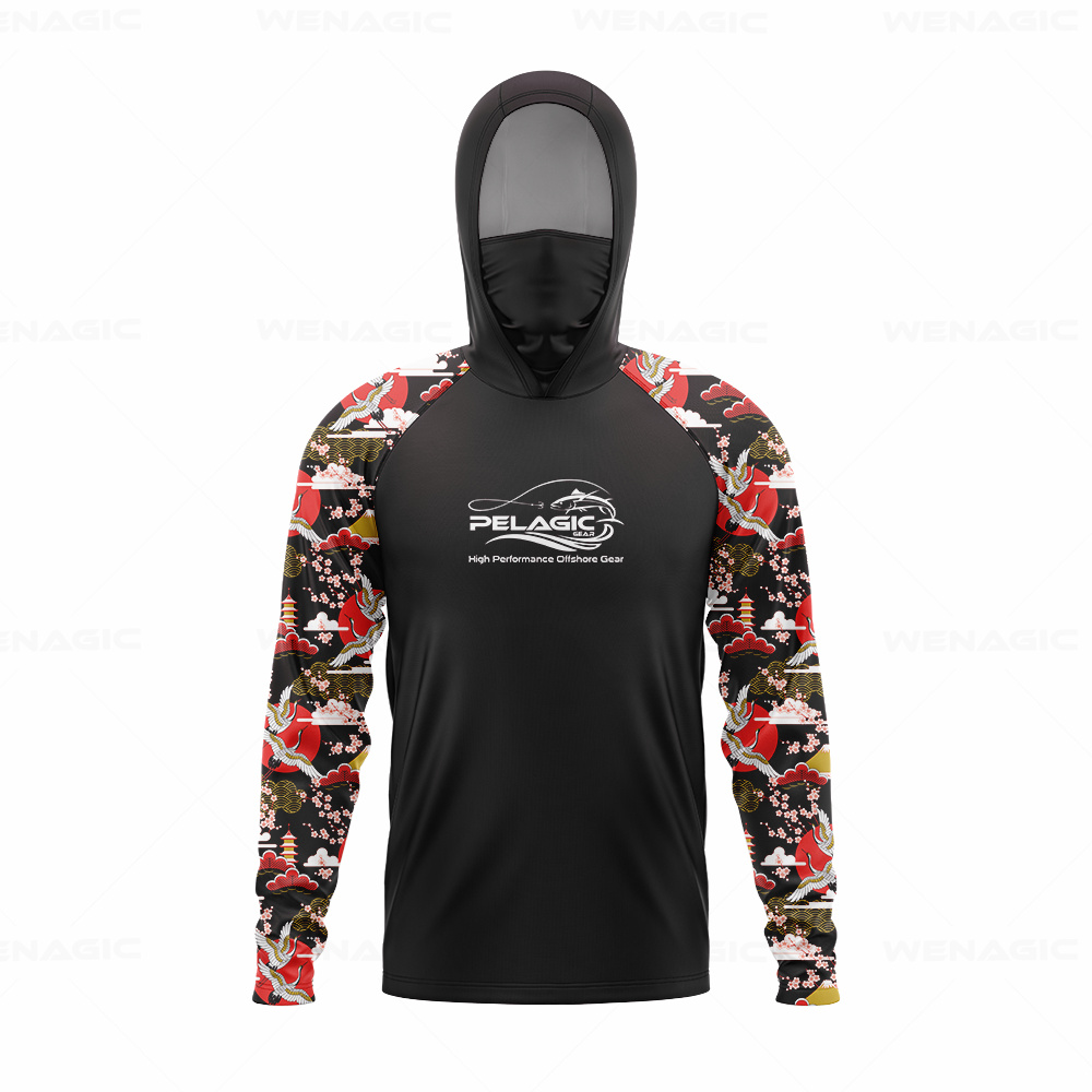 pelagic gear Men Hood Fishing  - Fishing Shirt Uv Protection avis et prix