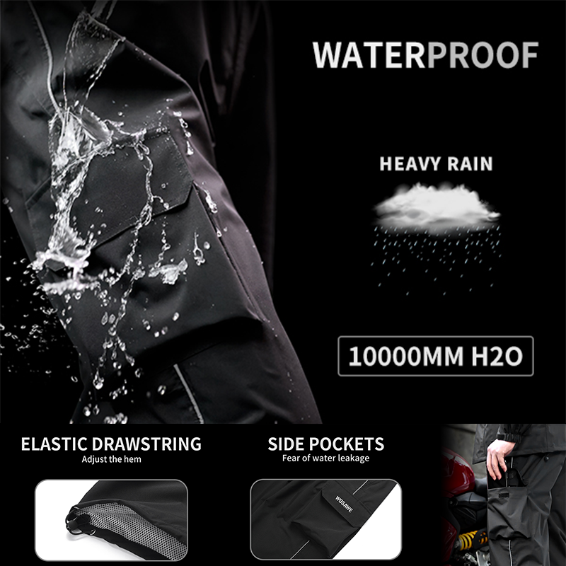 WOSAWE Motorcycle Rain Pants R - Fishing Rain Suit avis et prix