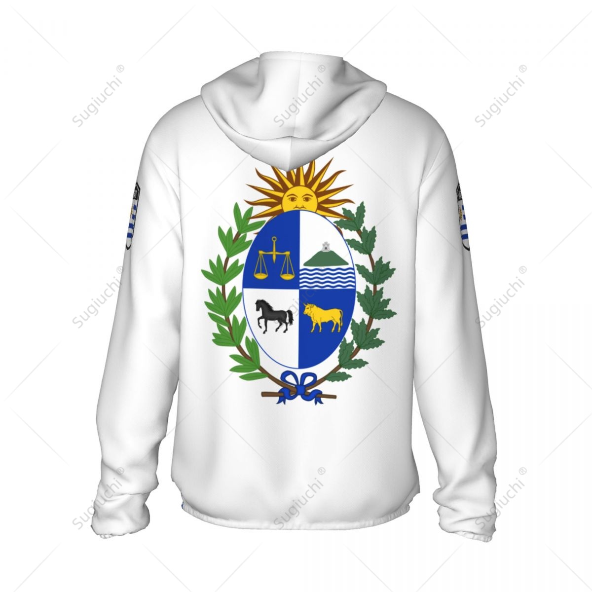 Uruguay Flag Sun Protection Ho - Fishing Hoodie avis et prix