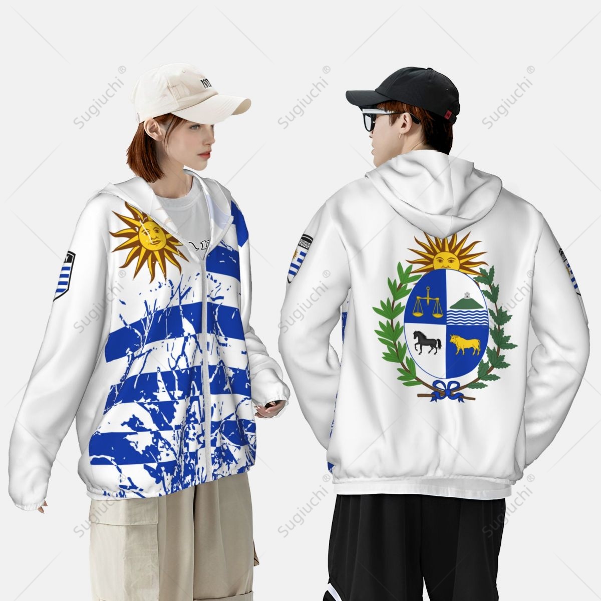 Uruguay Flag Sun Protection Ho - Fishing Hoodie avis et prix