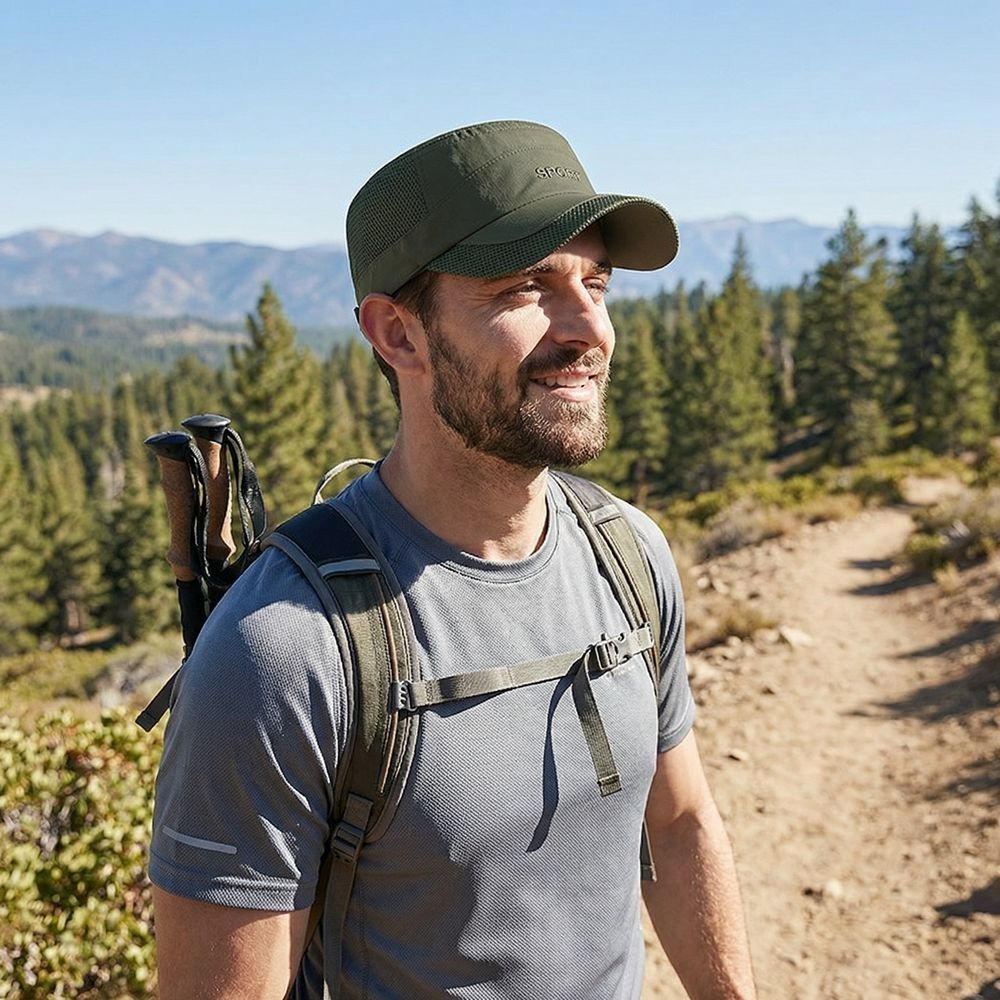 New Adjustable Flat Top Cap Su - Fishing Hat avis et prix