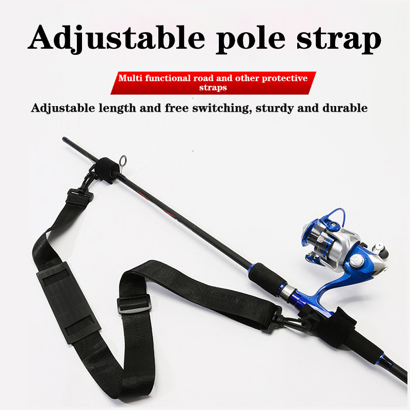 NEW Fishing Rod Carrying Strap - Fishing Belt avis et prix