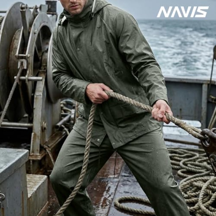 Mens PRO Workwear 3-Piece Wate - Fishing Jacket Waterproof avis et prix