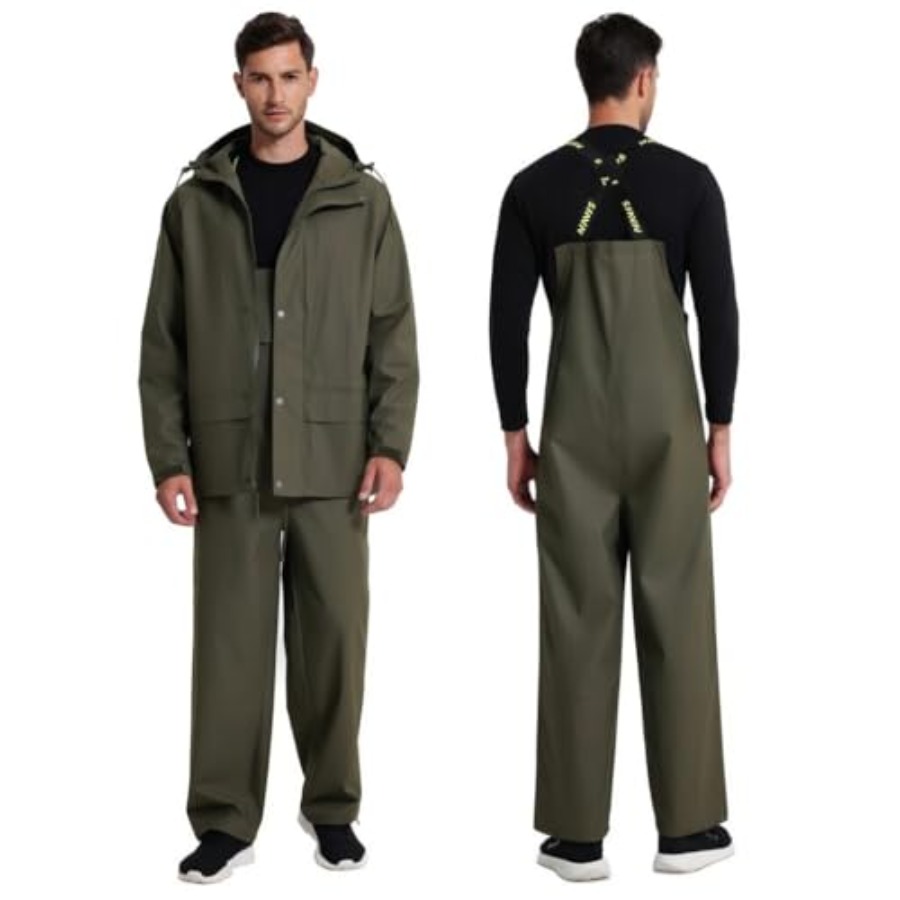 Mens PRO Workwear 3-Piece Wate - Fishing Jacket Waterproof avis et prix