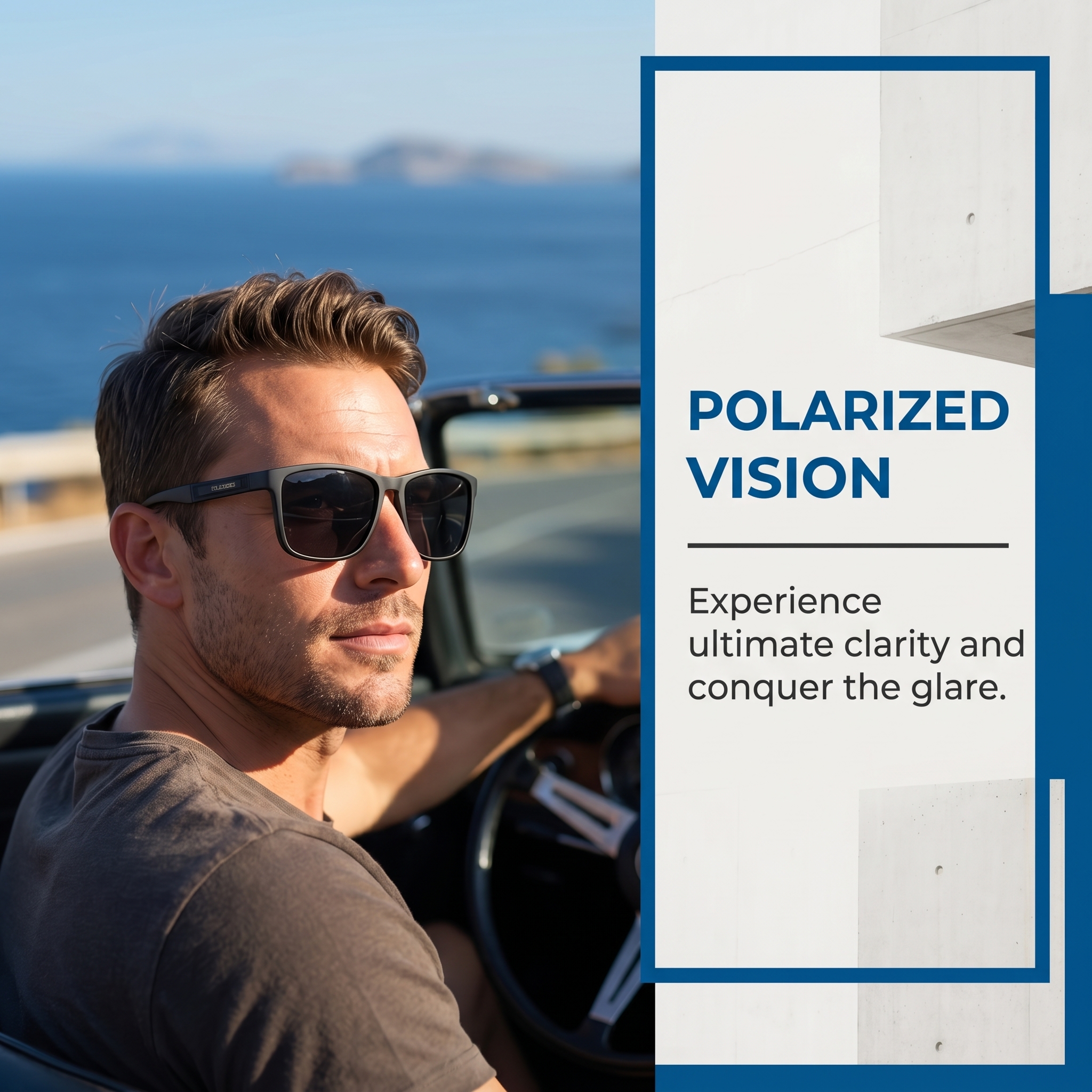 CHALK Polarized Men's Sunglass - Fishing Sunglasses Polarized avis et prix