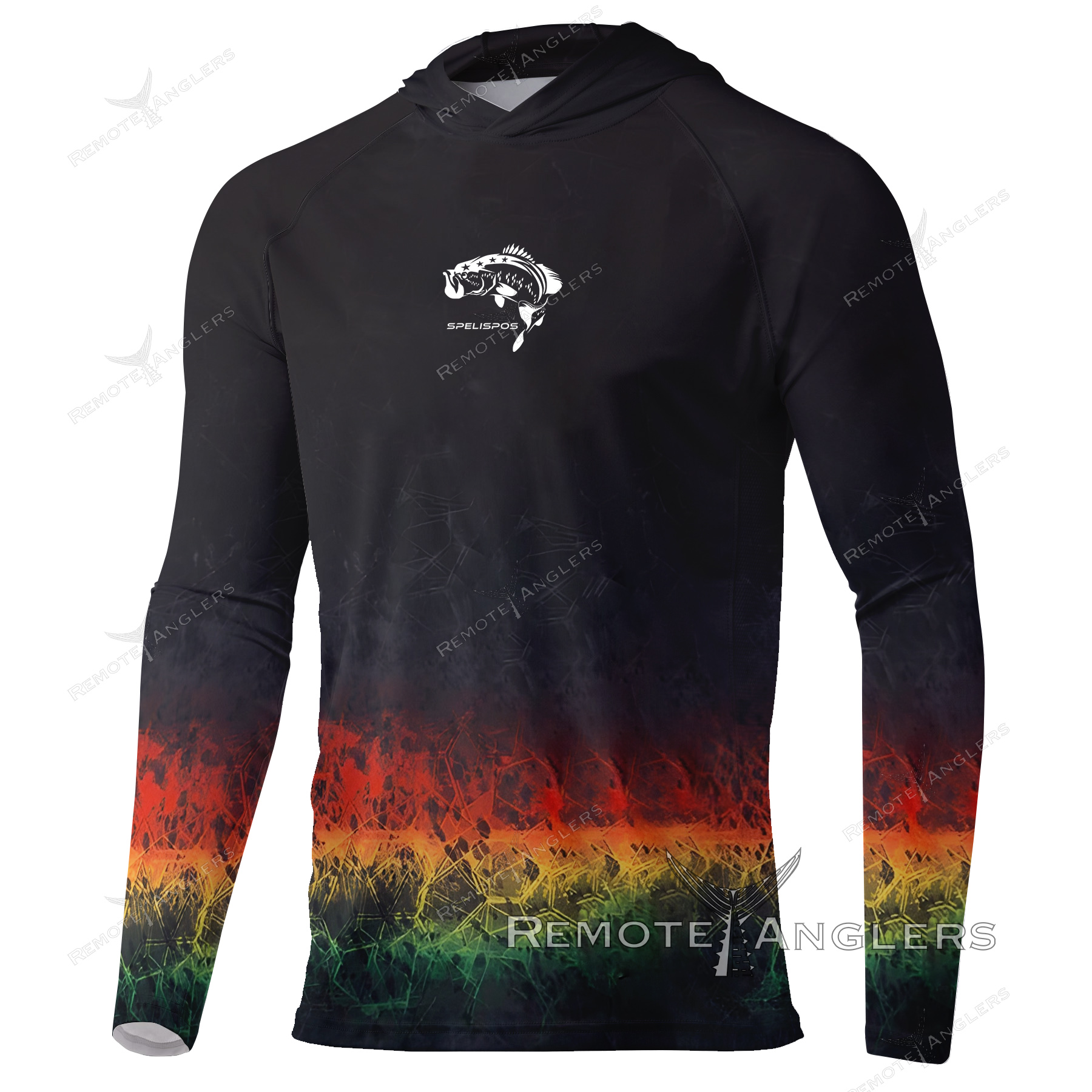 Fishing Shirt Red Hoodie Mask  - Fishing Mask Sun Protection avis et prix