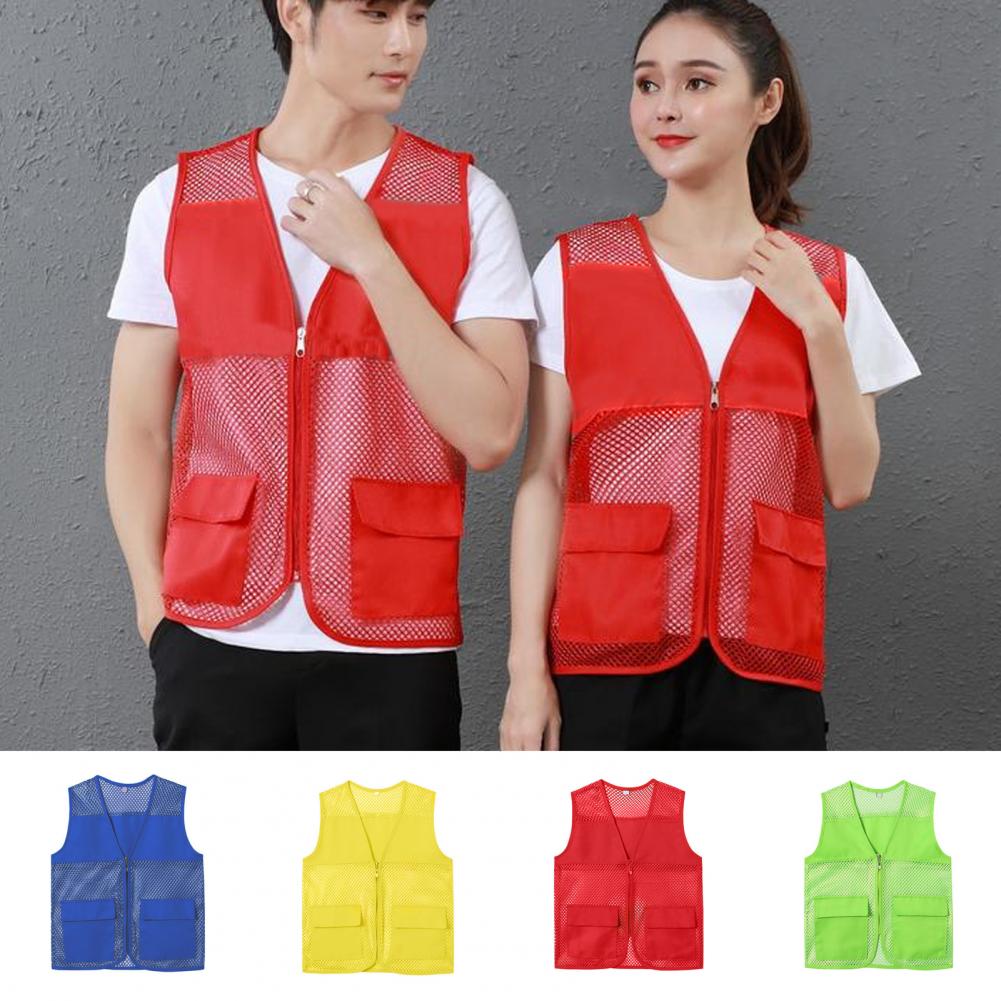 Fishing Vest Hollow Out Zipper - Fishing Vest avis et prix