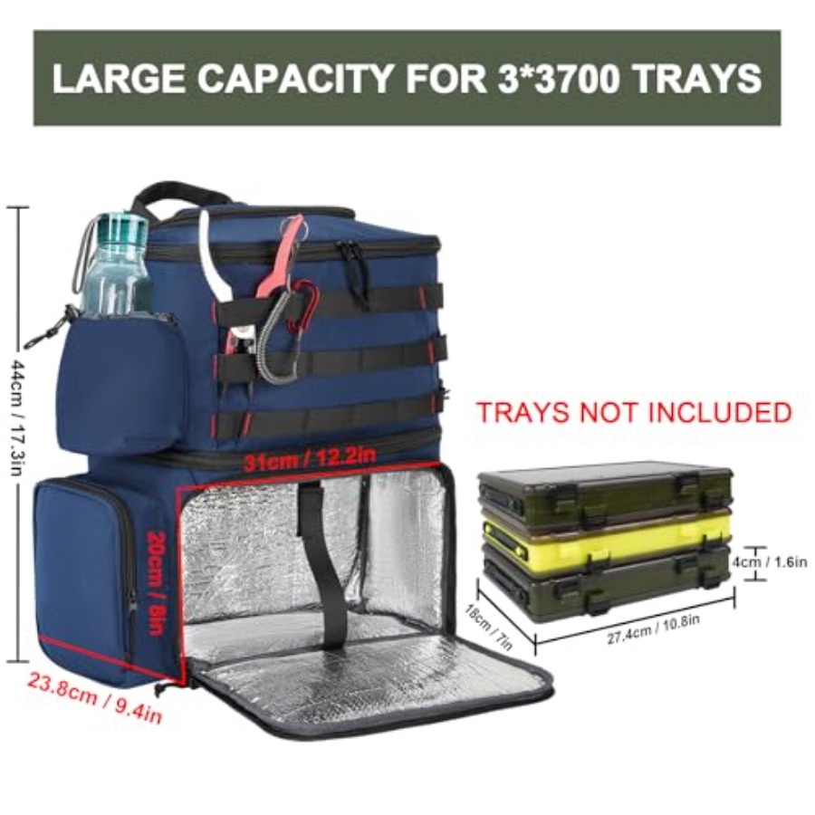 Fishing Backpack, Water Resist - Fishing Backpack avis et prix