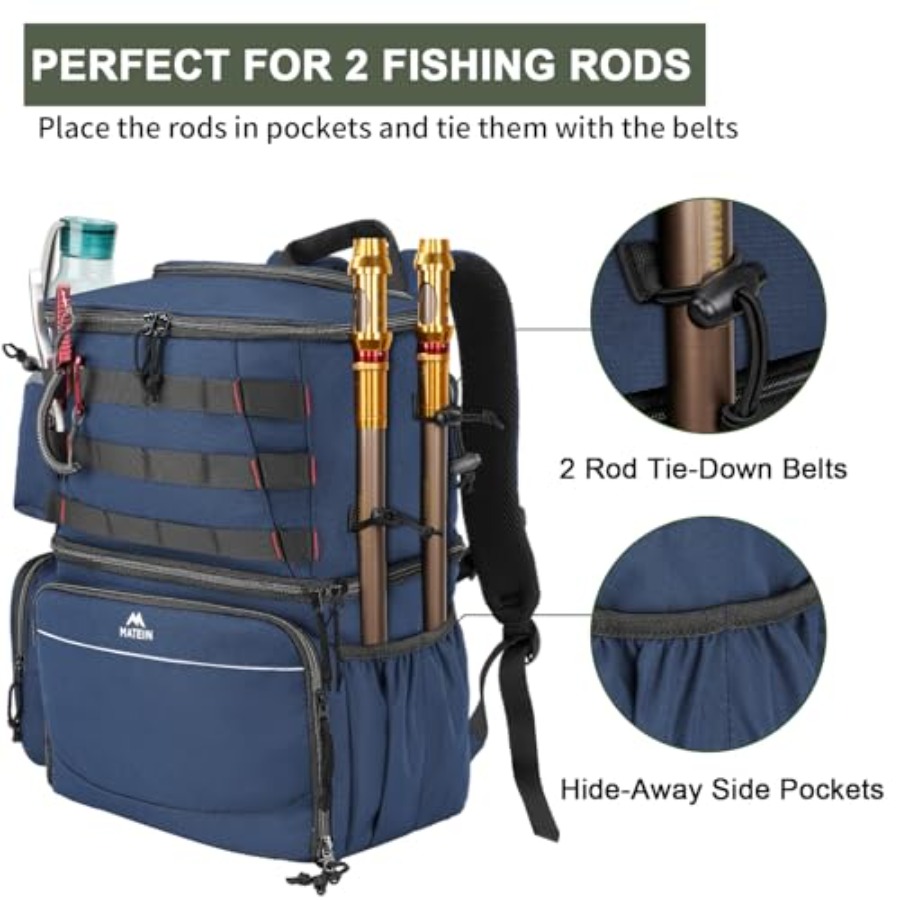 Fishing Backpack, Water Resist - Fishing Backpack avis et prix