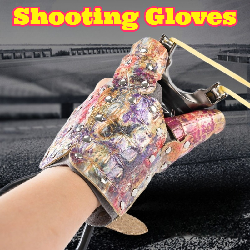 Half Finger Cowhide Gloves Cro - Fishing Gloves avis et prix
