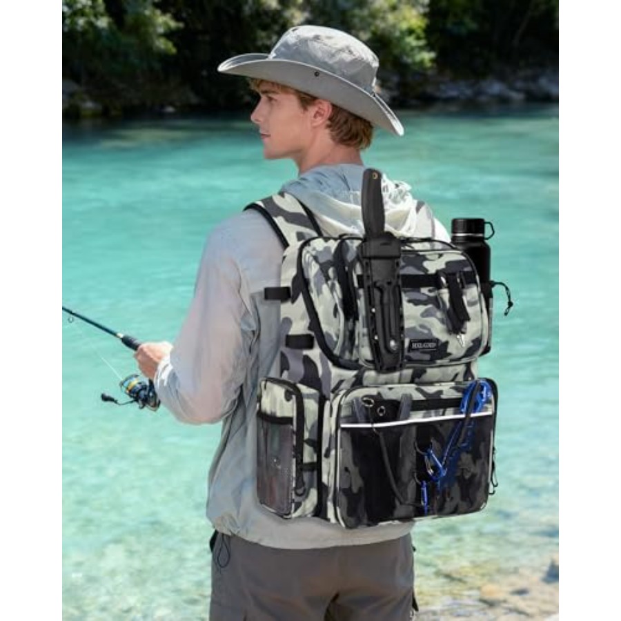 Fishing Backpack with Rod Hold - Fishing Backpack avis et prix