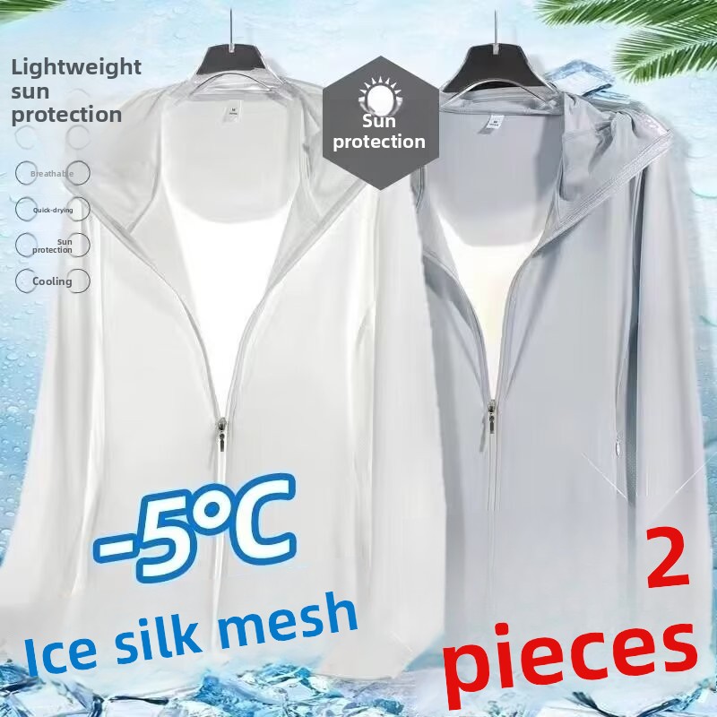 Ice Silk Men's Summer Thin Air - Fishing Shirt Uv Protection avis et prix