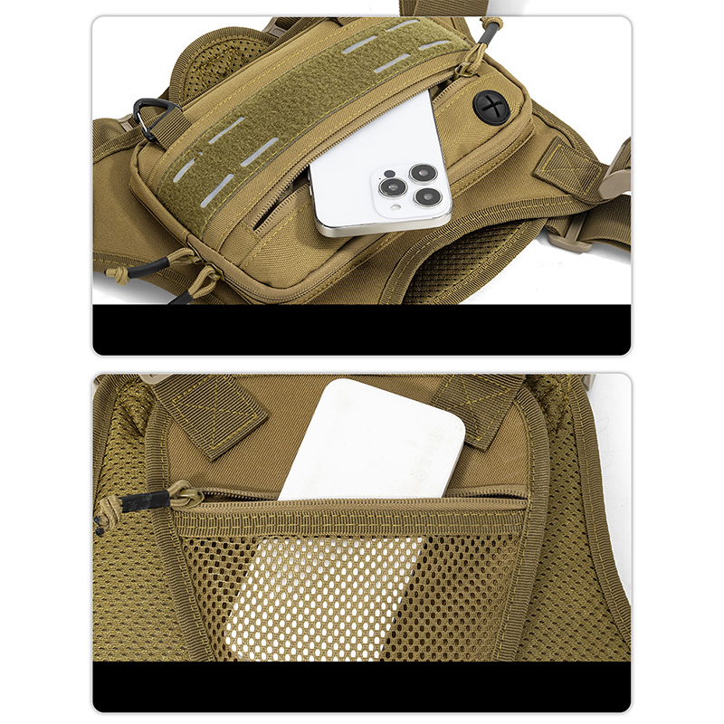 Tactical Front Chest Rig Bag V - Fishing Vest avis et prix