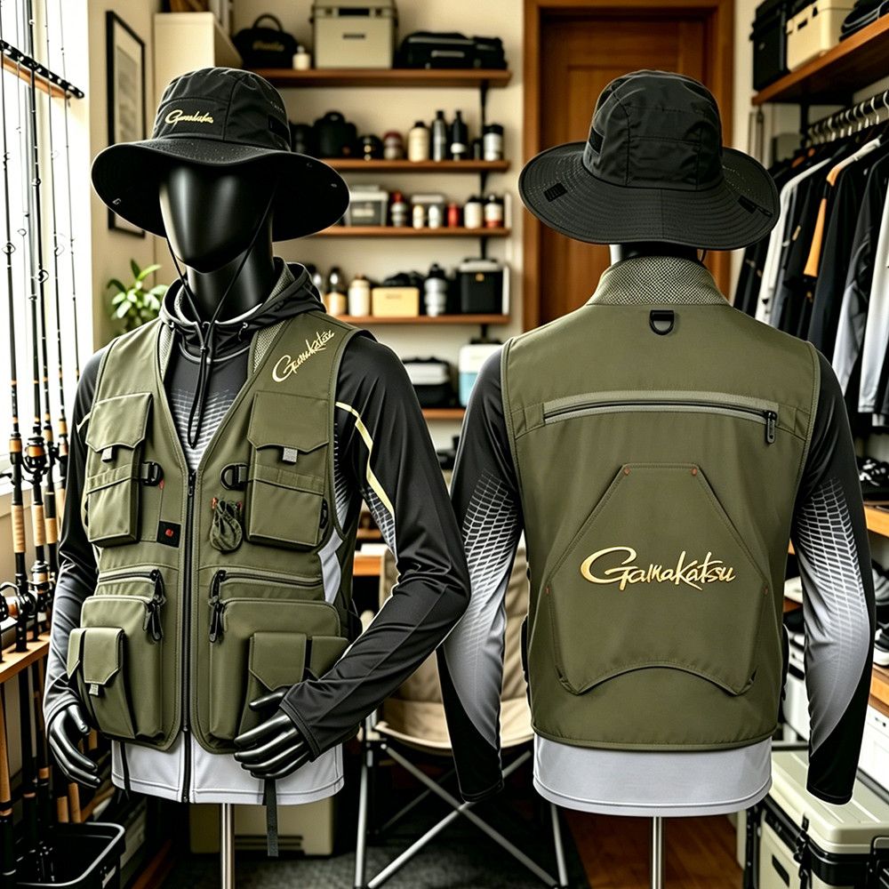 Gamakatsu Men Multi-Pocket Fis - Fishing Vest avis et prix