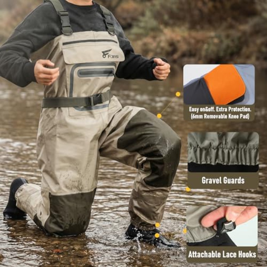 Fishing Chest Waders for Men a - Fishing Waders avis et prix