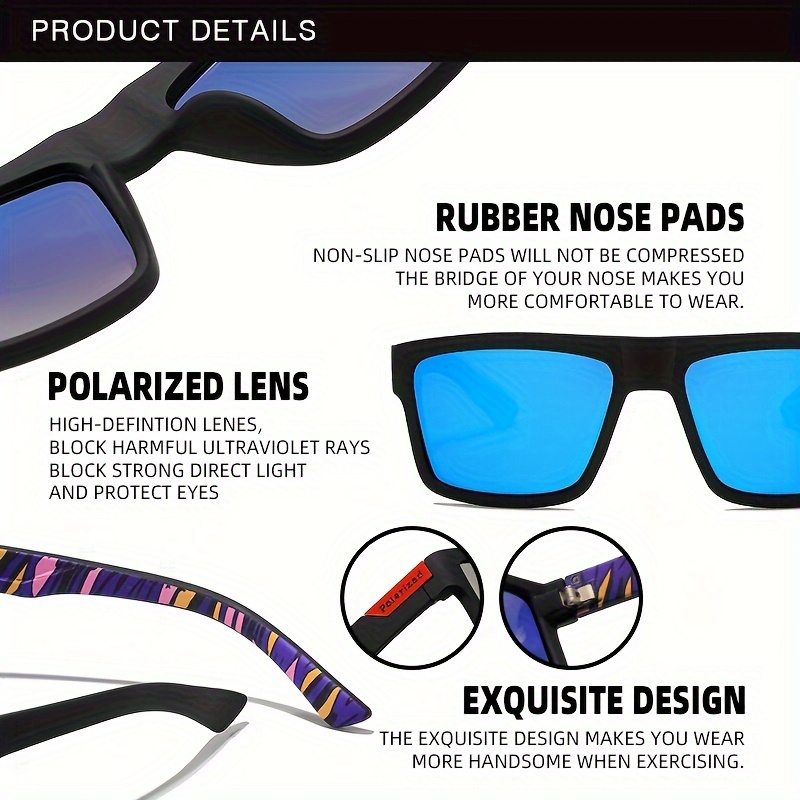 Fashion Travel Square Polarize - Fishing Sunglasses Polarized avis et prix