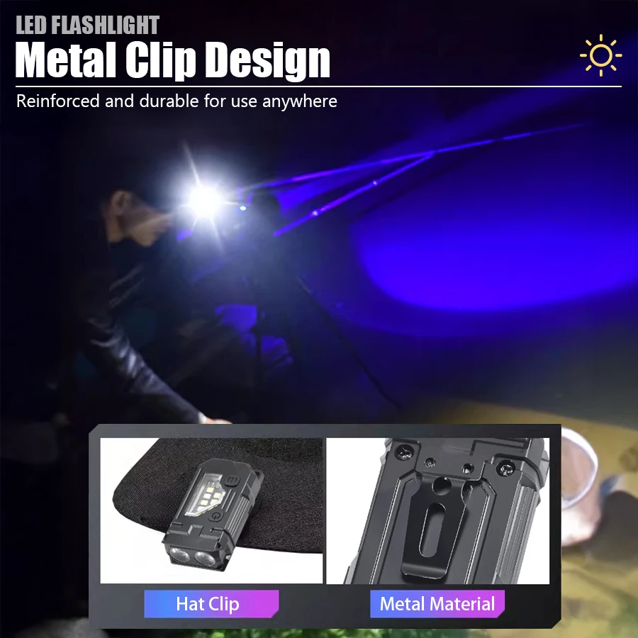 Mini Keychain EDC Flashlight - - Fishing Hat avis et prix