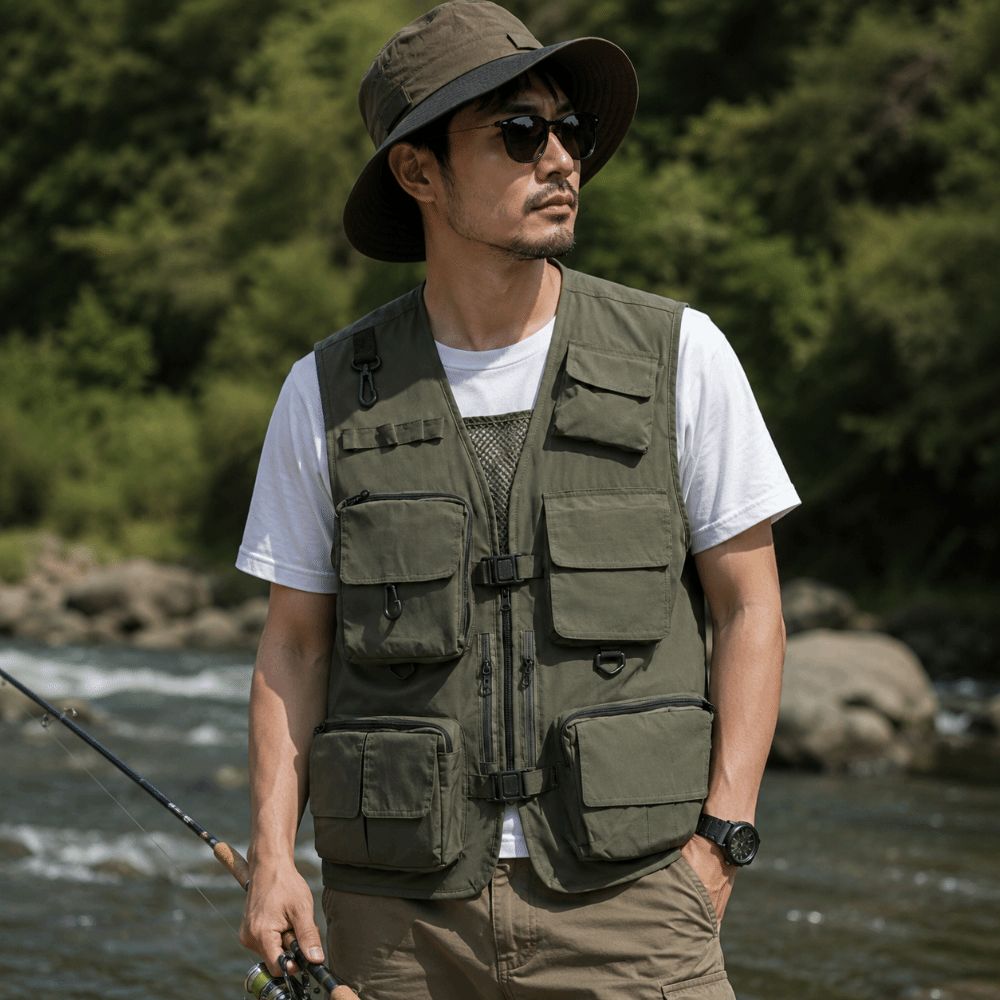 Casual Waterproof Fishing Vest - Fishing Vest avis et prix
