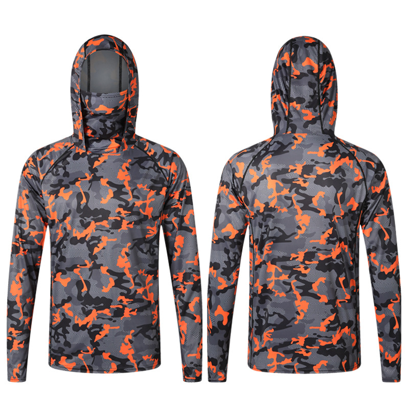 Camouflage Fishing T-shirt wit - Fishing Shirt Uv Protection avis et prix
