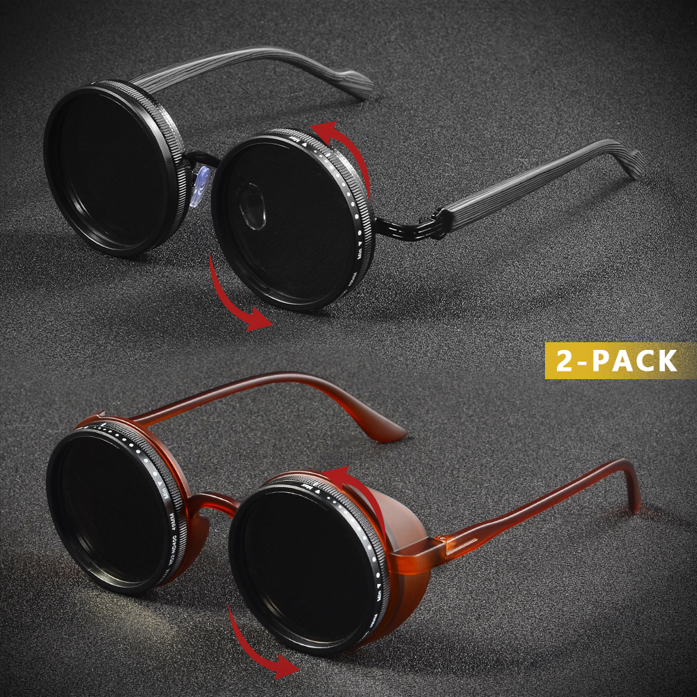 CRIXALIS 2Pcs Polarized Steam  - Fishing Sunglasses Polarized avis et prix