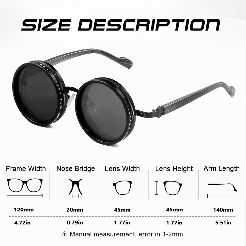 CRIXALIS 2Pcs Polarized Steam  - Fishing Sunglasses Polarized avis et prix