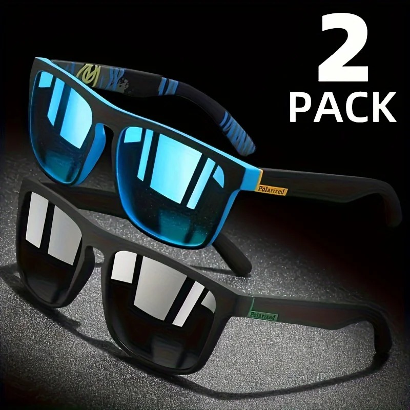 1/2pcs Square Sport Sunglasses - Fishing Sunglasses Polarized avis et prix