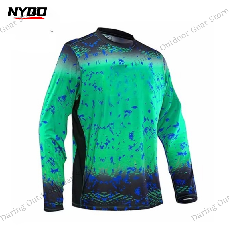 Men's Long Sleeve UPF 50+ Fish - Fishing Shirt Uv Protection avis et prix