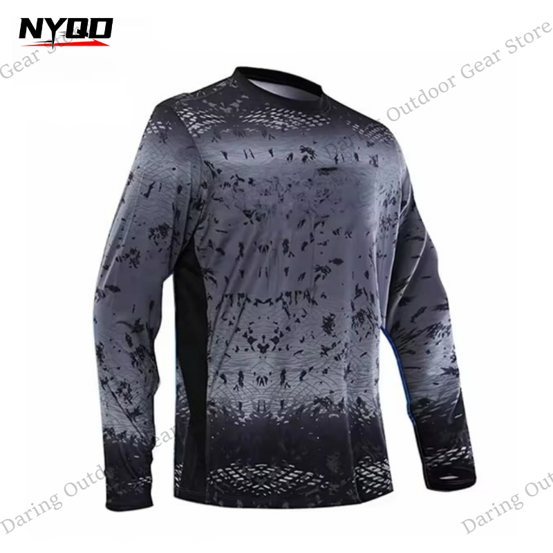 Men's Long Sleeve UPF 50+ Fish - Fishing Shirt Uv Protection avis et prix