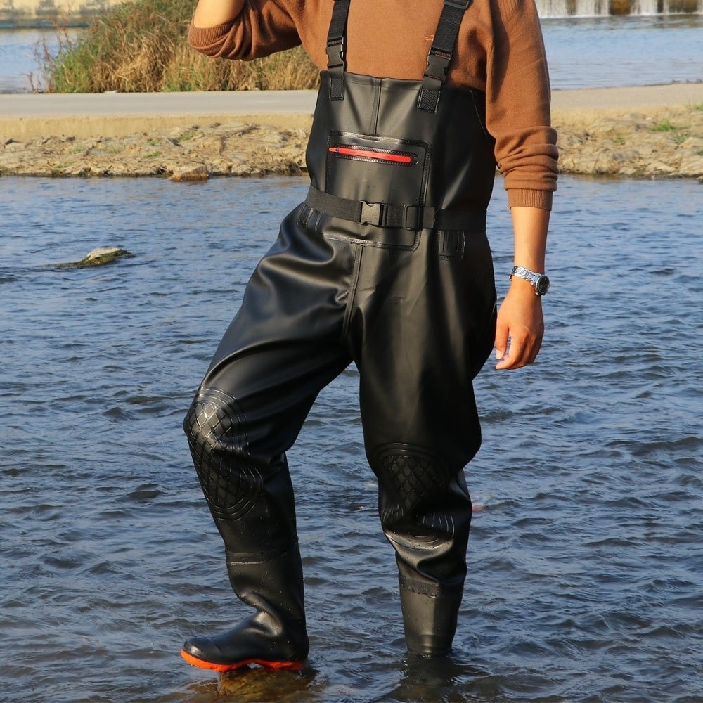 Useful PVC Fishing Suit Double - Fishing Waders avis et prix