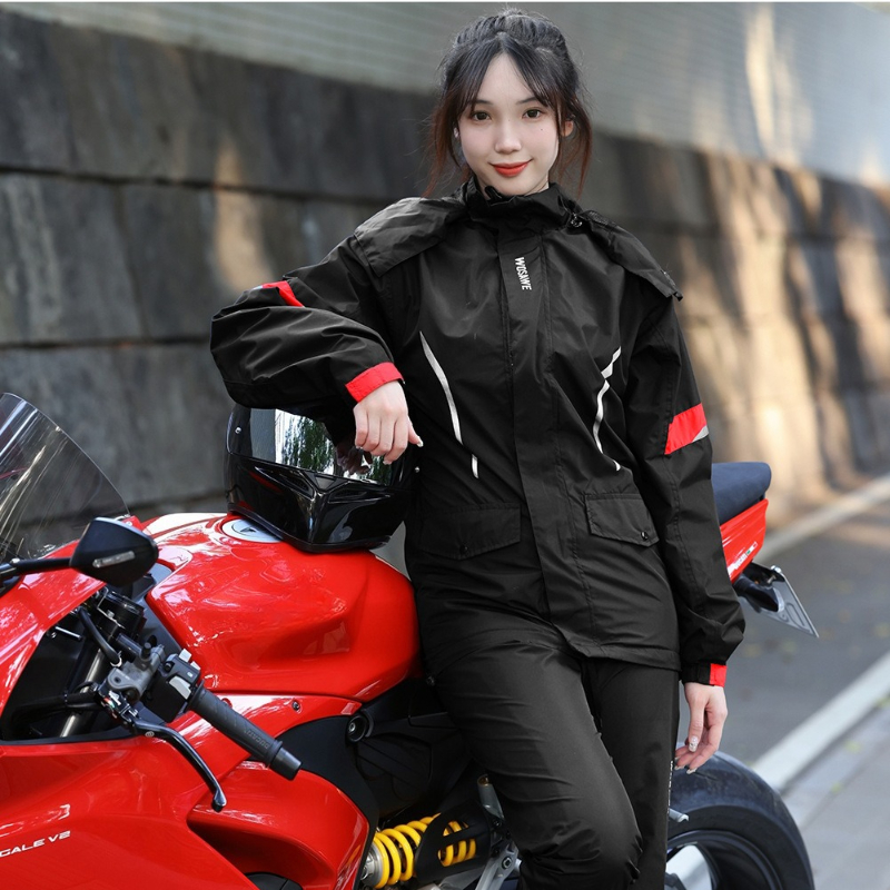 WOSAWE Motorcycle Raincoat Wat - Fishing Rain Suit avis et prix